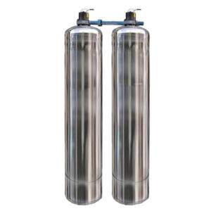 Bộ 2 cột lọc inox D250 van ngã 3 lọc nước giếng khoan